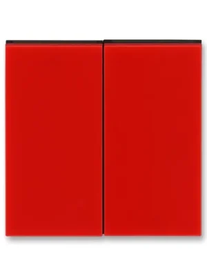 ABB 3559H-A00652 65 LEVIT Kryt dělený červená/kouřová černá Rychlé Dodání