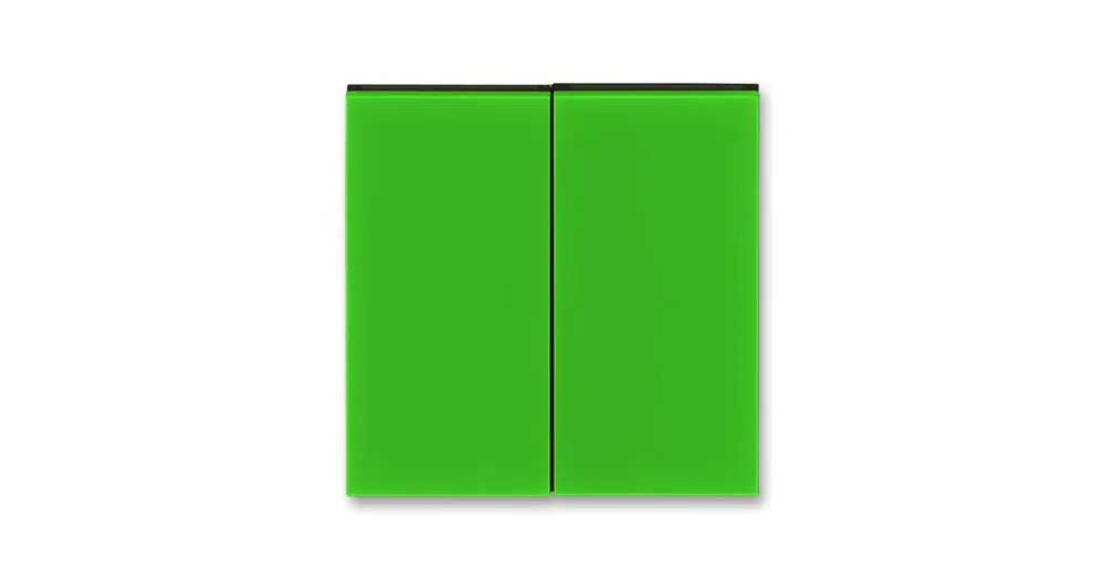 ABB 3559H-A00652 67 LEVIT Kryt dělený zelená/kouřová černá Must-Have