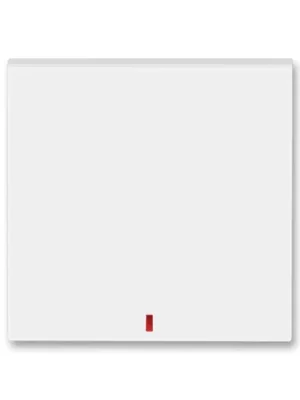 ABB 3559H-A00655 01 LEVIT Kryt s červeným průzorem  bílá/ledová bílá Jen Po Omezenou Doba