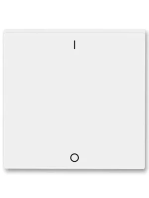 ABB 3559H-A00933 03 LEVIT Kryt jednoduchý s potiskem, pro spínače ř.3 bílá/bílá Nejprodávanější
