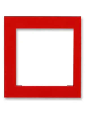 ABB 3901H-A00255 65 LEVIT Kryt rámečku s otvorem 55x55, krajní červená Akční Cena