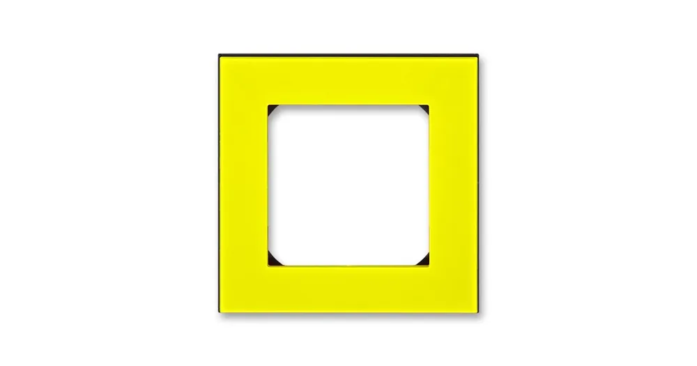 ABB 3901H-A05010 64 LEVIT Rámeček jednonásobný žlutá/kouřová černá Nejprodávanější