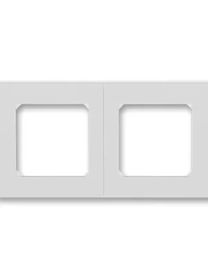 ABB 3901H-A05020 16 LEVIT Rámeček dvojnásobný, vodorovná i svislá montáž šedá/bílá Jen Po Omezenou Doba