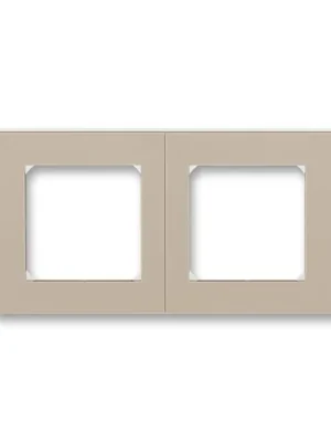 Akce ABB 3901H-A05020 18 LEVIT Rámeček dvojnásobný, vodorovná i svislá montáž macchiato/bílá