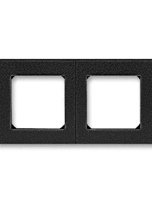ABB 3901H-A05020 63 LEVIT Rámeček dvojnásobný, vodorovná i svislá montáž onyx/kouřová čern Výhodná Nabídka