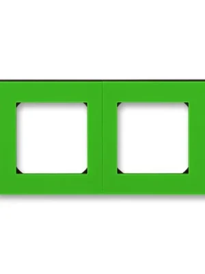 ABB 3901H-A05020 67 LEVIT Rámeček dvojnásobný, vodorovná i svislá montáž zelená/kouřová če Výprodej