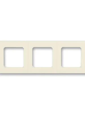 ABB 3901H-A05030 17 LEVIT Rámeček trojnásobný, vodorovná i svislá montáž slonová kost/bílá Nová Kolekce