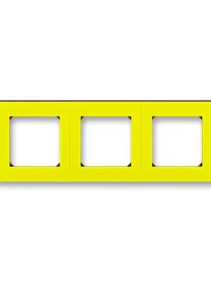 ABB 3901H-A05030 64 LEVIT Rámeček trojnásobný, vodorovná i svislá montáž žlutá/kouřová čer Sleva