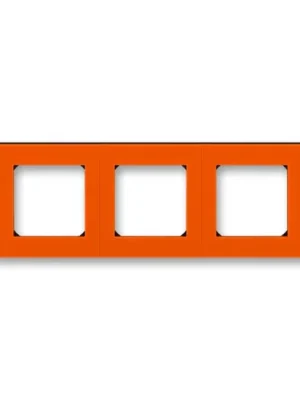 ABB 3901H-A05030 66 LEVIT Rámeček trojnásobný vodorovná i svislá montáž oranžová/kouřová č Hit Sezóny