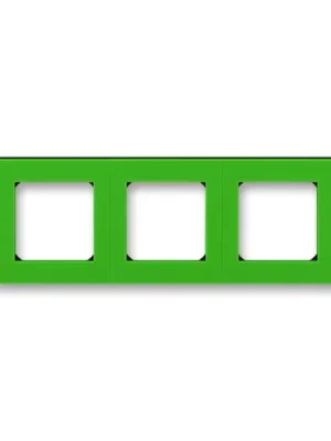 ABB 3901H-A05030 67 LEVIT Rámeček trojnásobný, vodorovná i svislá montáž zelená/kouřová černá Bezpečná Platba