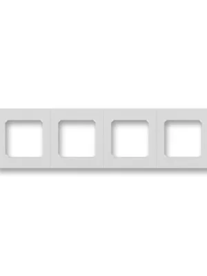 ABB 3901H-A05040 16 LEVIT Rámeček čtyřnásobný, vodorovná i svislá montáž šedá/bílá Bezpečná Platba