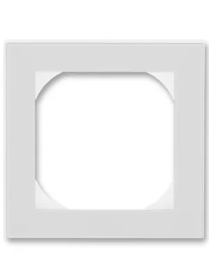 ABB 3901H-A05510 16 LEVIT Rámeček jednonásobný s otvorem 55x55 šedá/bílá Finální Výprodej