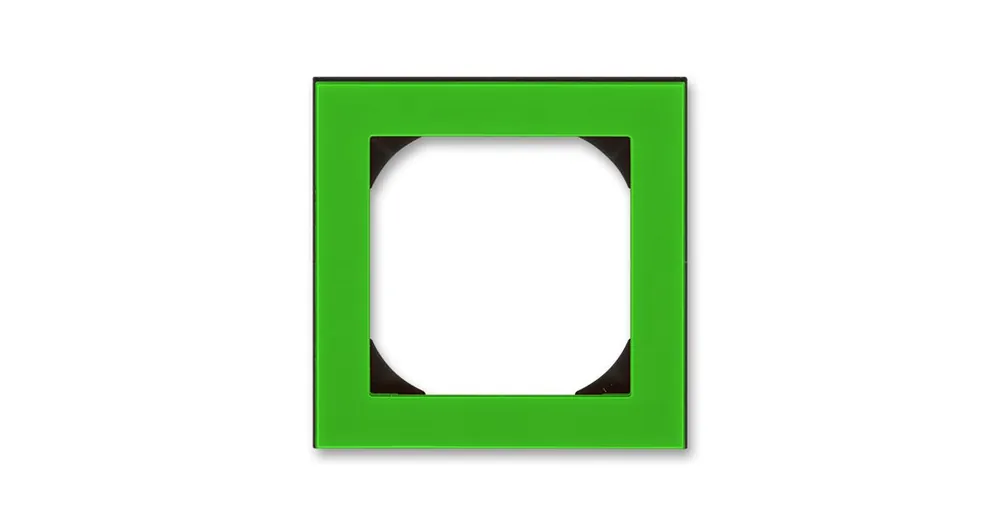 ABB 3901H-A05510 67 LEVIT Rámeček jednonásobný s otvorem 55x55 zelená/kouřová černá Nízká Cena