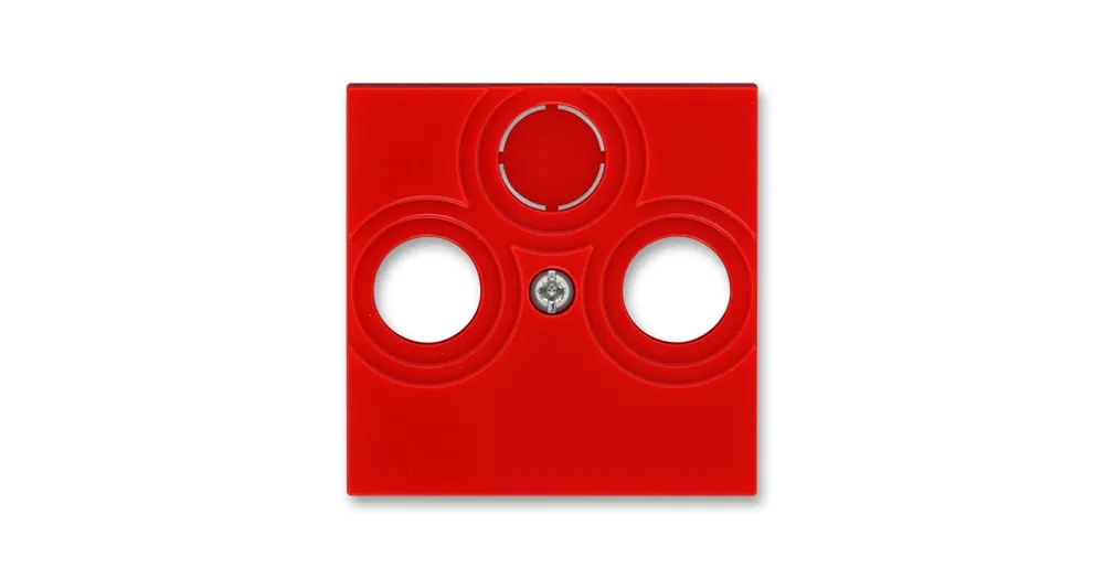 ABB 5011H-A00300 65 LEVIT Kryt zásuvky TV+R(SAT) červená Akční Cena