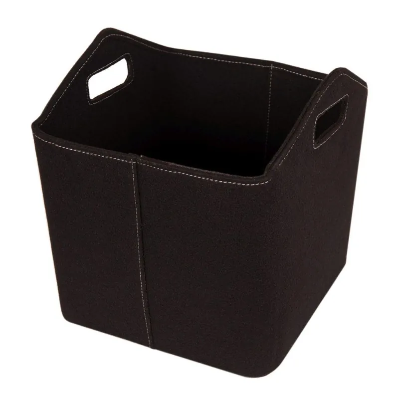 LIENBACHER koš na dřevo plstěný - černý Poslední Šance