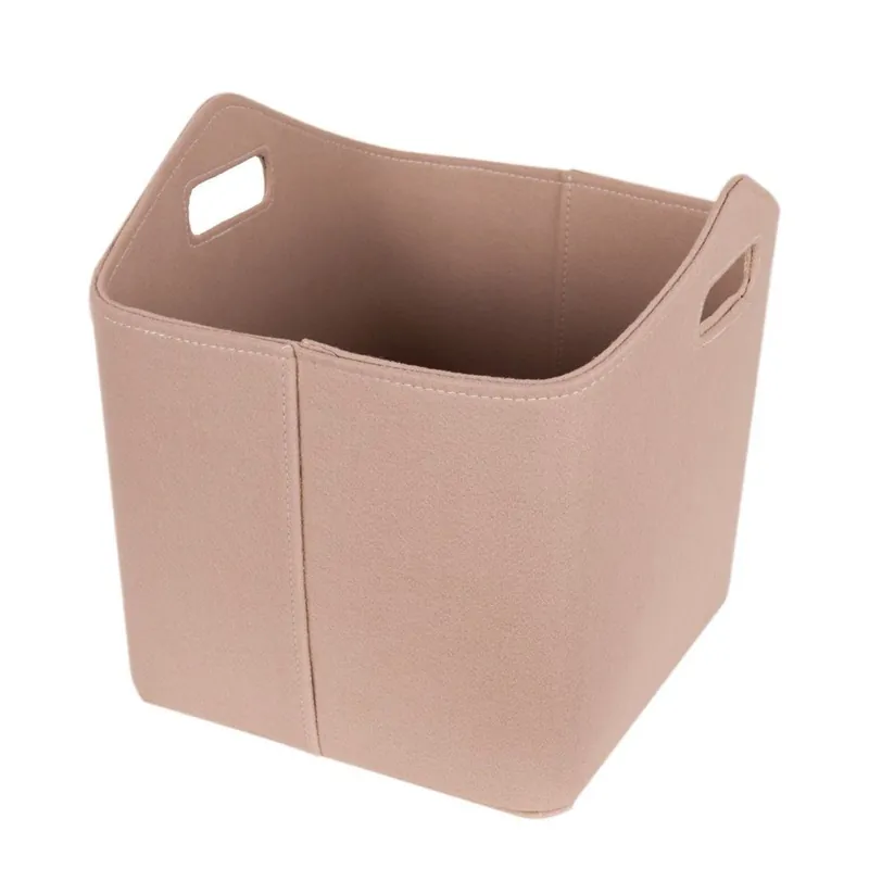 LIENBACHER koš na dřevo plstěný - krémový Zlevněný