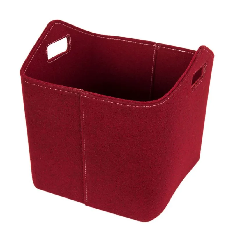 Hit Sezóny LIENBACHER koš na dřevo plstěný - červený