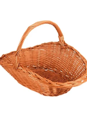 Koš na dřevo proutěný oválný Rychlé Dodání