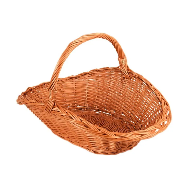 Koš na dřevo proutěný oválný Rychlé Dodání