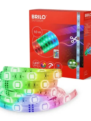 Značkový RGB LED pásek 1000 cm 0,11W bílé - BRILO