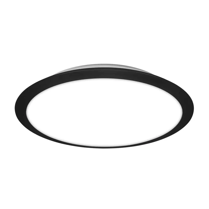 Značkový CTS stropní svítidlo, 37 cm, 21W, 2200lm, černá - BRILONER